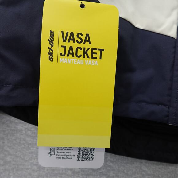 Ski-Doo Woman's Vasa Snowmobiling Jacket Ivory - Small - Picture 14 of 15